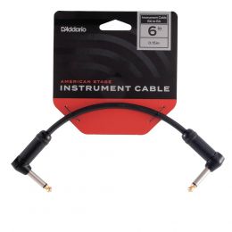  Кабель инструментальный D'ADDARIO PW-AMSPRR-105 American Stage Patch (15cm)